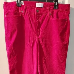 Crown and Ivy corduroy flare leg